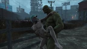 StrongPainter Fallout 4 Mod: Teen 18+ Artist Gets MonstrousGay Anal Fixation