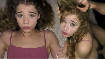 Petite amateur babe takes big cock in doggystyle and missionary