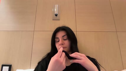 Getting a handjob from a girl whos actually a sentient black hole pretending to be human