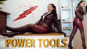 Power Tools - female rule the world Reina Leather POV