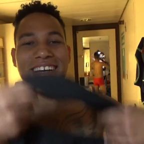 Carlos fucked by ebony big cock