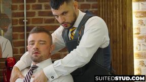 Matt Polaco barebacks barber Oskar Ivan intensely