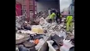 he found a  Fleshlight in the garbage heap and used it