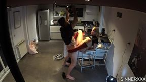 behind the scenes - pov shoot - wife entices me to do a better job cleaning