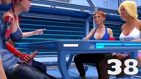 Busty 3D Anime Teen Gets Pounded By Huge Cock In Space Adventure Game