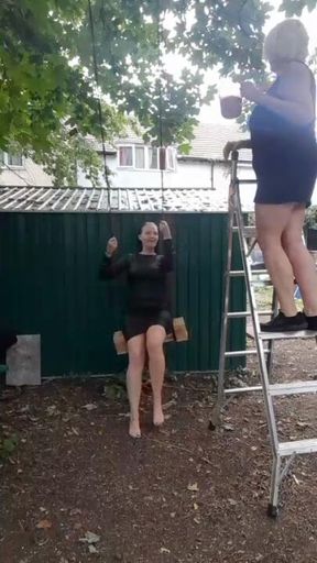 Mistress Bash getting Sploshed