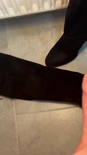 Cum on Step Moms High Heels