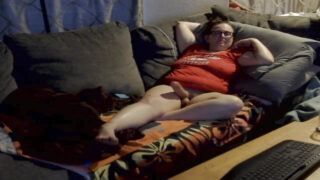 Mature couple in office: guy rides strapon and gets ass fucked hard