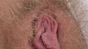 MILF's Hairy Clit Close-Up: Home ASMR Masturbation