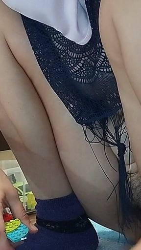 Sexy Stepmom Does Housework Naked. Hot Hairy Latin Pussy, Big Tits, Big Ass