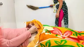 Owner cleaning Komal&amp;#039;s maid lured and fucked