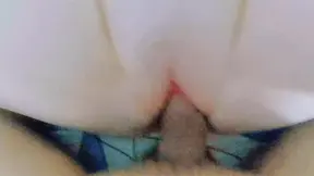 Tight Virgin Cunt Filled with Semen