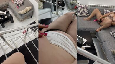 Stepmom catches stepdaughter touching herself then joins in