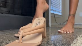 “Za tan heel tease””