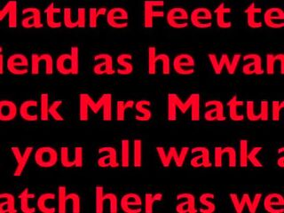 Mrs Older Feet Teasing Her Ally