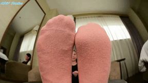 Asian GILF running socks - MOV