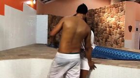Brazilian dark-haired Suzana Rhios takes a big cock in her tight ass