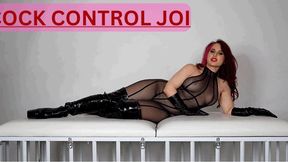 Cock Control JOI: I Give You Permission to Touch Yourself to my Curves in Sheer Nylon Bodsuit - Andrea Rosu HD