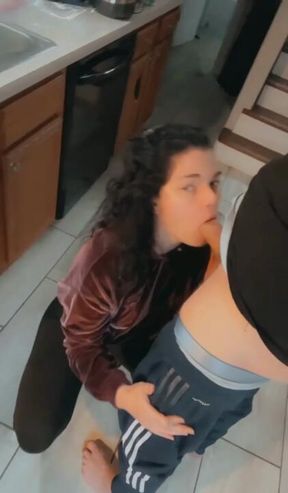 Step-siblings @ Play while Parents Are Away 🥵 Naughty Kitchen Fuck