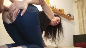 Go deep into my warm and wet ass. Slut anal creampie