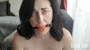 Spit Play Beautiful Agony with Ball Gag