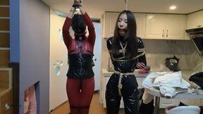I trained two female slaves 2 (Chinese model )