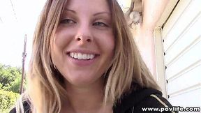 Redhead GF Pounded Outdoors in POV Filth
