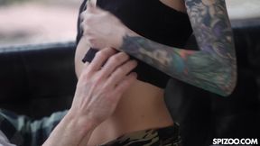 Short Hair Lysagna DelRay Invites Wild Man To Fuck Her