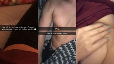 German Teen wants to fuck Anal on Snapchat