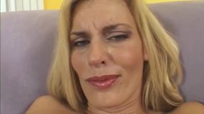 Extra Juicy Big Tit Blonde Gets Her Long Clit Sucked