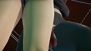 Kasumi x Futanari phase 4 in pool