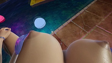 Kasumi x Futanari phase 4 in pool