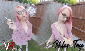 Chloe Toy – Smoking in the Garden