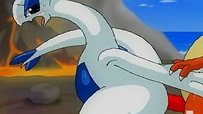 Big Pokemon Lugia Fucks In All Holes With Other Pokemon