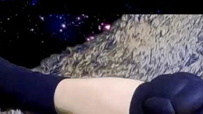 Trans Girl Plays with Herself on Her Space Mattress Trans Masturbation POV