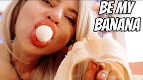 Sensual Banana Devour â€“ So Hot You Might Finish Before I Do