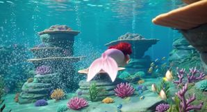 Sensual Mature Ariel Explores Her Magical Underwater Grotto with Long Human Legs and Graceful Poses in Fantasy