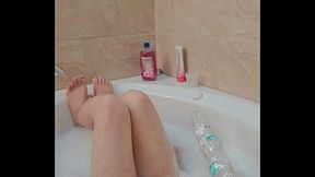 Solo Bubble Bath w Commentary Scene