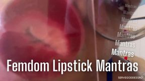Femdom Lipstick Mantras - Royal Ro plexiglass kisses hd mp4 1080p