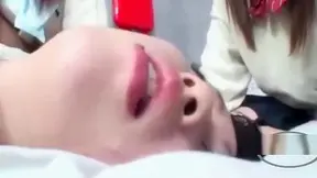 Japanese BDSM Lesbian Teen Porn with Toy-Fucking and Handcuffs