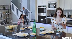 Milf Crystal Rush seducing her stepdaughters boyfriend