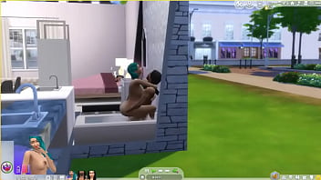 Sims 4 Me duermo y mi novio me enga&ntilde_a en el ba&ntilde_o