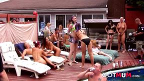 Busty Mature Woman at a Lesbian Party