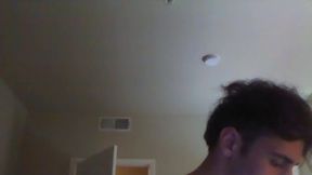 American Model Juston Plays with His Dick