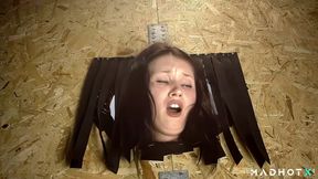 Gorgeous teen spreads legs for group fuck at sex party