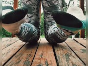 Chole fields dirty feet and socks