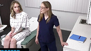 Cutie With Big Natural Tits Sonny Mckinley Gets Examined By Horny Doctor And Nurse - Perv Doctor