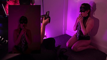 Gail Bates homemade BDSM photo shoot behind the scenes