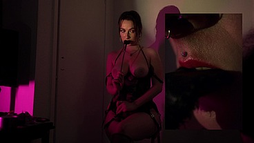 Gail Bates homemade BDSM photo shoot behind the scenes