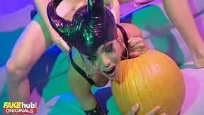 Polly Pons - Pumping The Pumpkin Before Halloween Thai Girl Leaves The Party To Fuck A Teen 18+